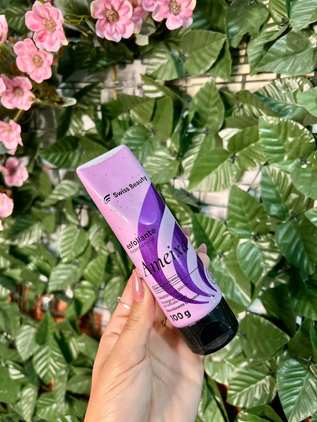 Esfoliante Corporal e Facial de Ameixa Swiss Beauty