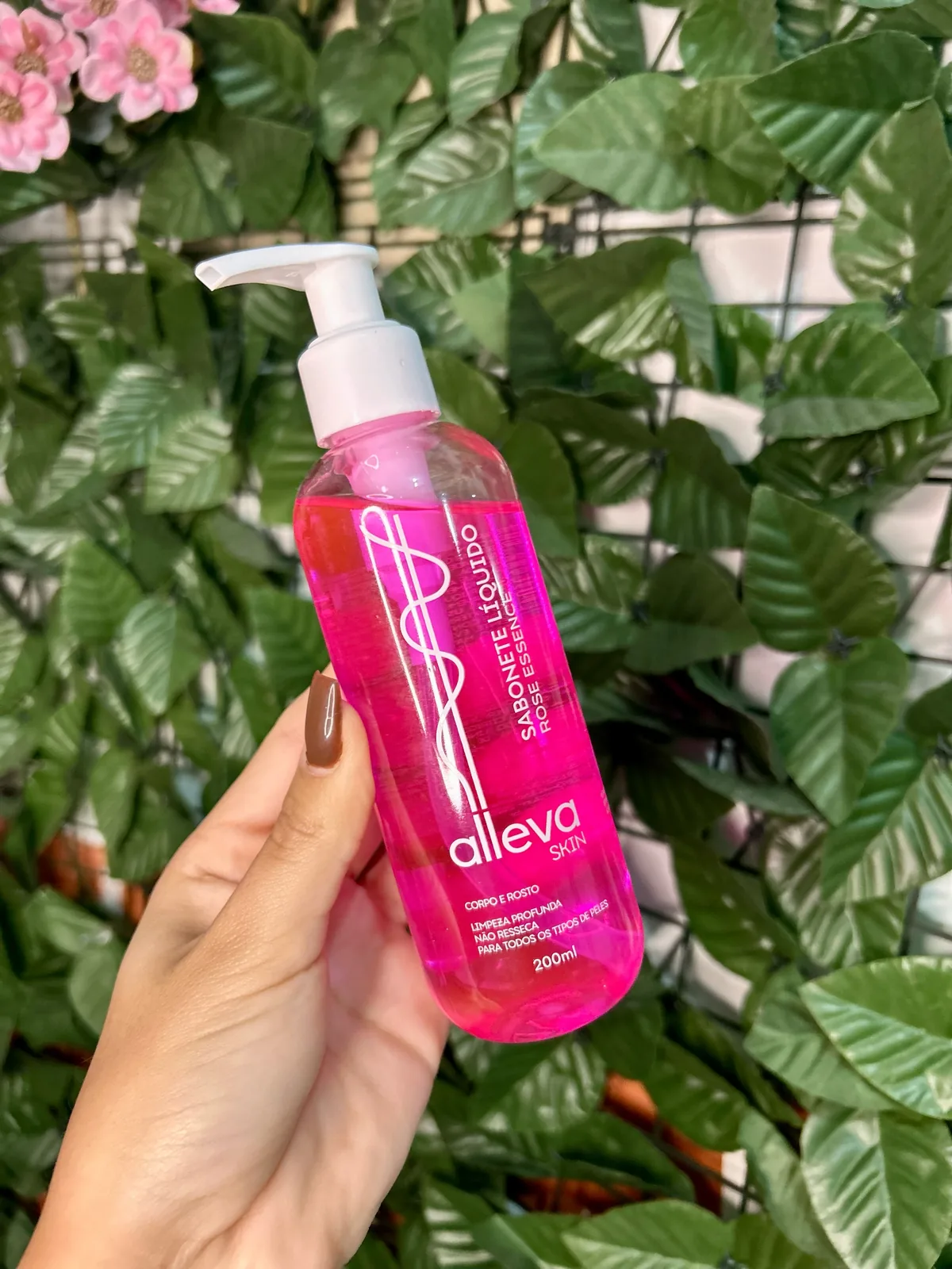 Sabonete Líquido Rose Essence Alleva